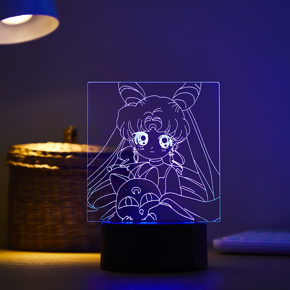 Lampu Malam LED 3D Karakter Ka - Touch Dimmer Lamp ulasan dan harga