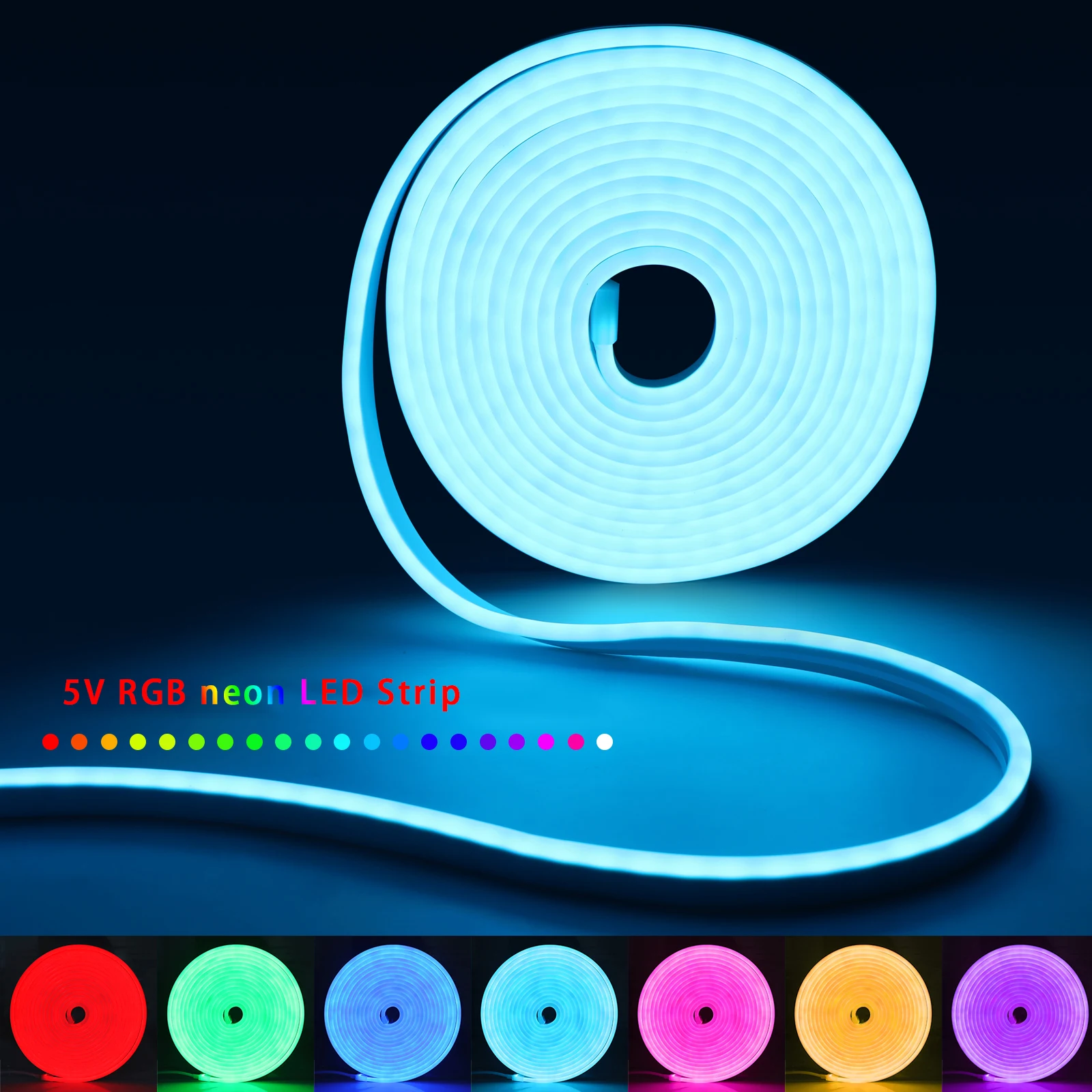 Lampu Strip LED Neon RGB 1-5m  - Lighting Decor Items ulasan dan harga